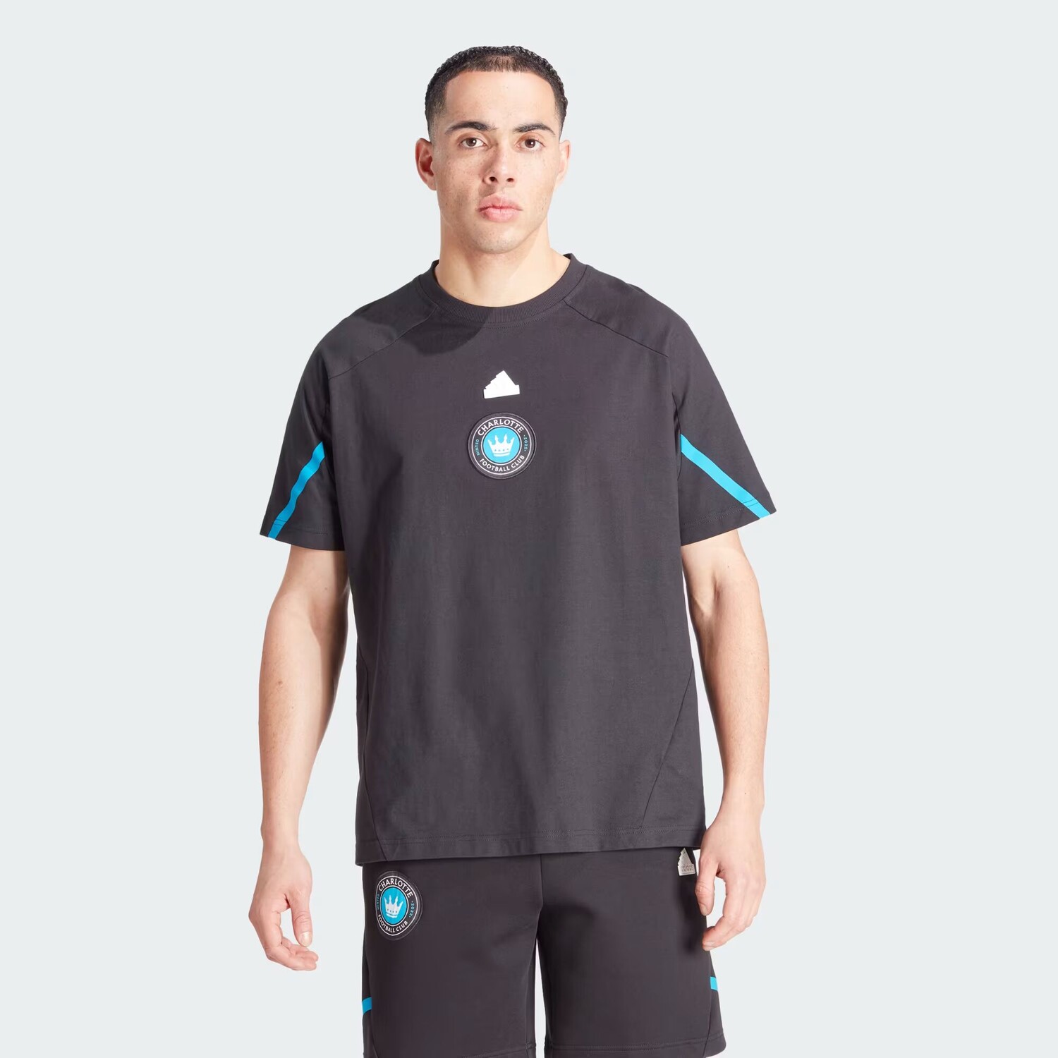 

Футболка Charlotte FC для путешествий Gameday Adidas, цвет Black