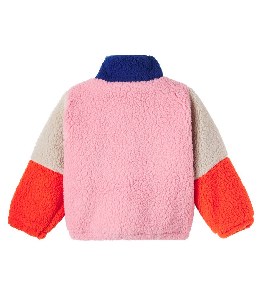 Цветной блокированный плюшевый жакет Tinycottons, Color Block — фото 3