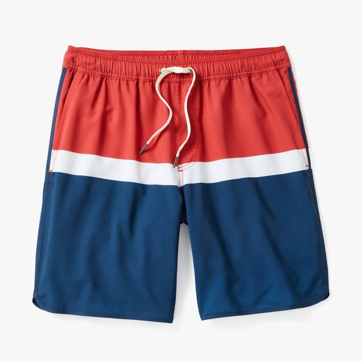 

Мужские пляжные шорты FAIR HARBOR, цвет red colorblock