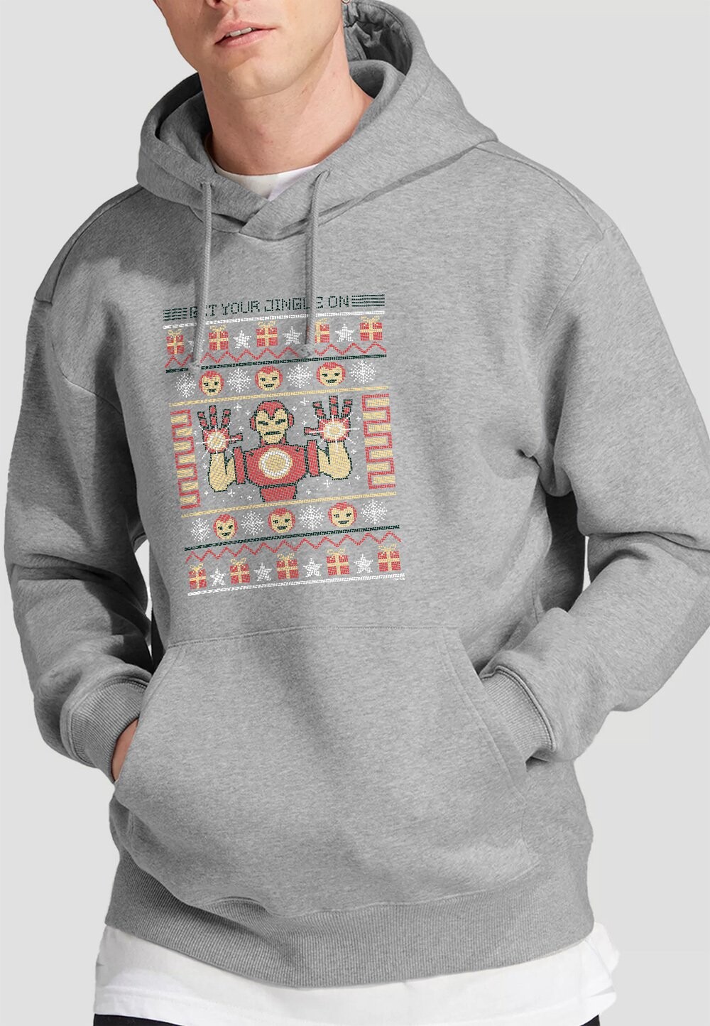 

Толстовка IRON MAN CHRISTMAS PRINT Marvel, серый