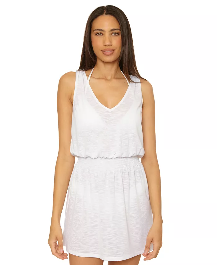 

Женская туника-плащница Breezy Basics из толстой трикотажной ткани Becca, белый