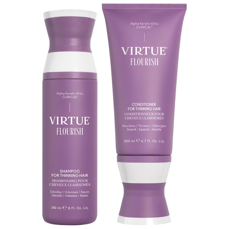 

Набор для утолщения тонких волос Flourish: шампунь и кондиционер Virtue
