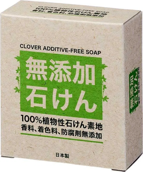 Мыло для лица Clover W Additive-Free, 100 г, белое