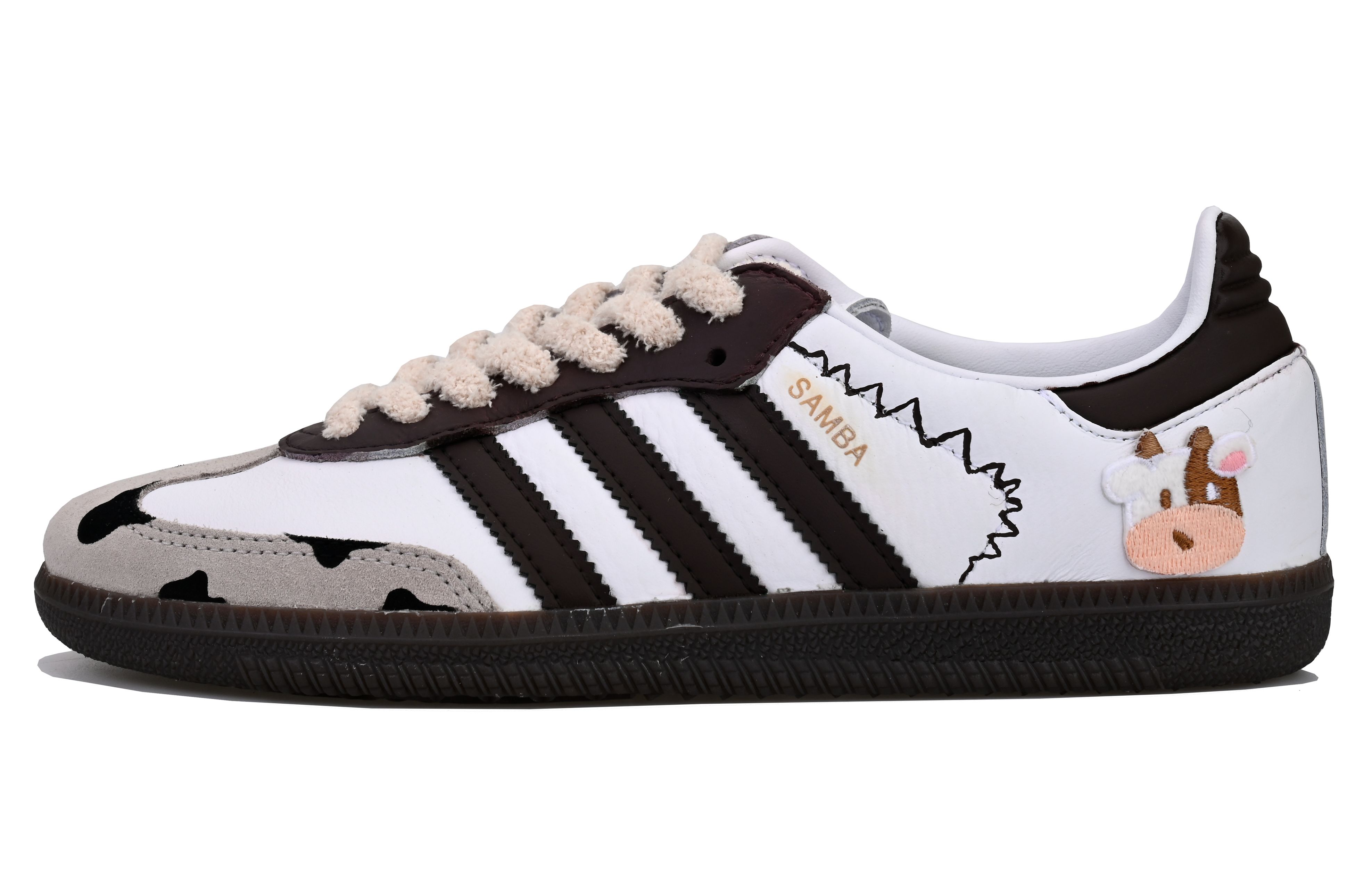 

Кроссовки adidas originals Samba Series Skateboarding Shoes Unisex Low-top Brown/white, коричневый