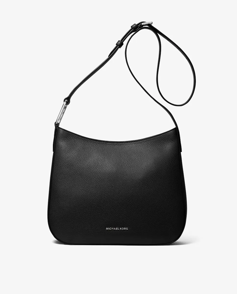 

Женская кожаная сумка-бандо Kensington Michael Michael Kors, черный