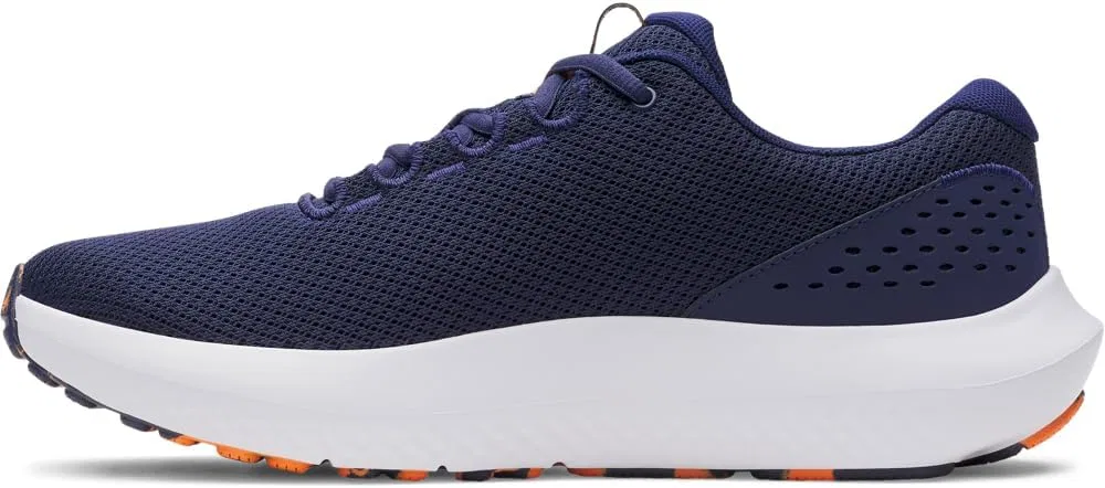 Мужские беговые кроссовки Under Armour UA Charged Surge 4, Midnight Navy Midnight Navy Solar Orange