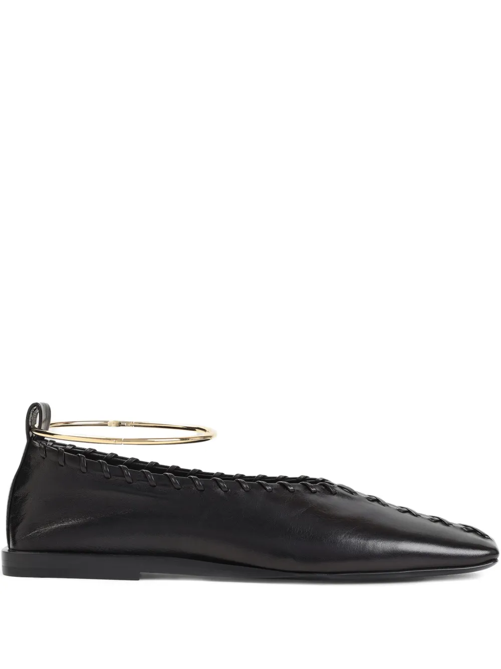 Туфли Ring JIL SANDER, черный