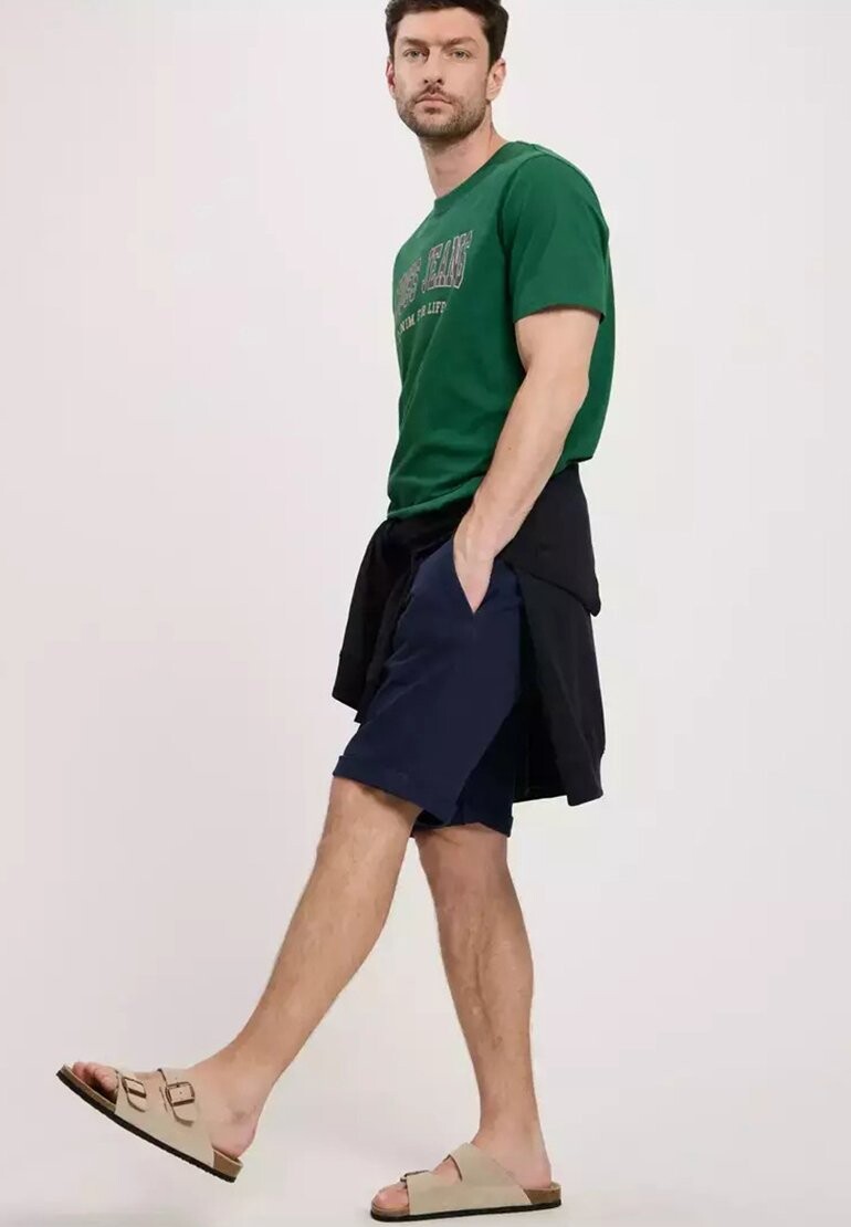 

Футболка с принтом Cross Jeans, зеленый