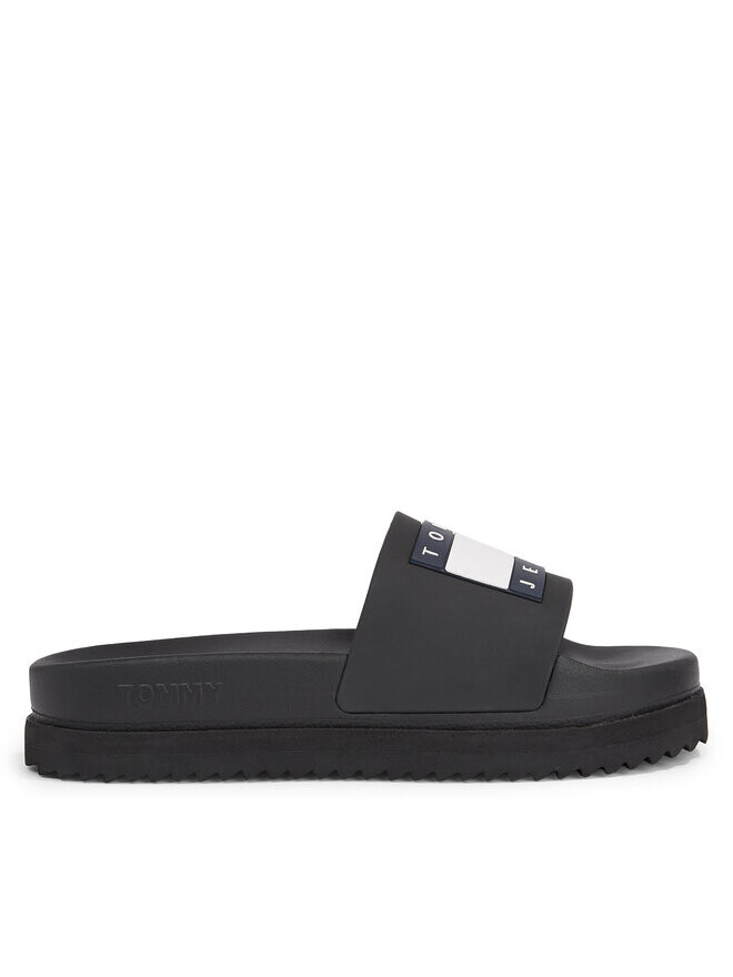 

Мюли Tommy Jeans Tjw Elevated Flatform Slide EN0EN02451, черный