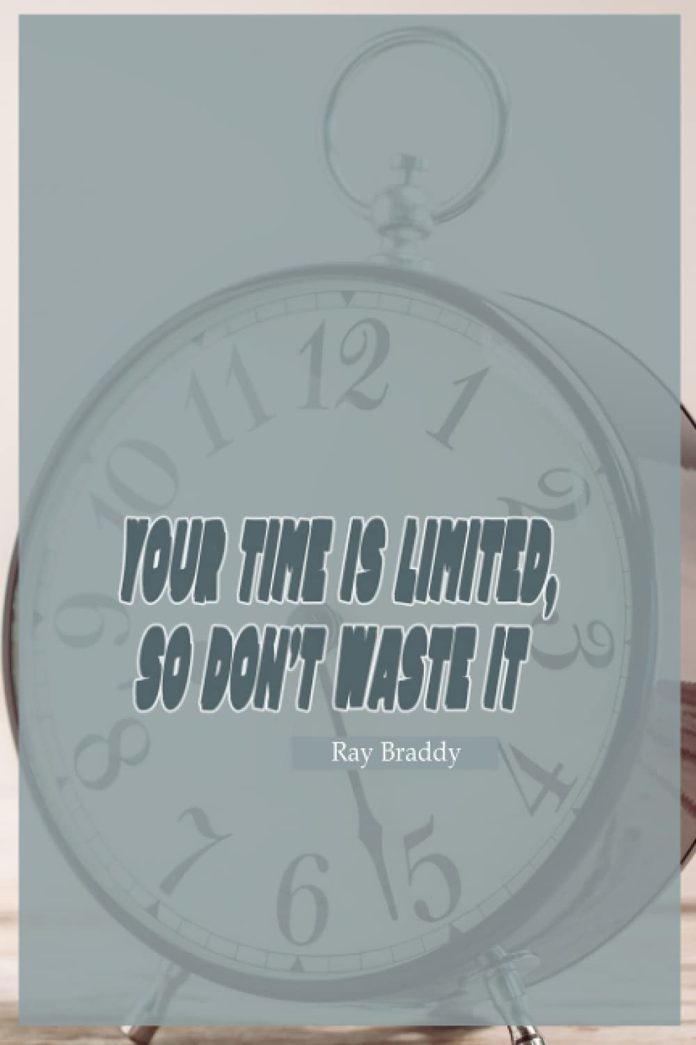 

Your time is limited, so don't waste it: Ray Braddy - Take full advantage of all things (Independently published)