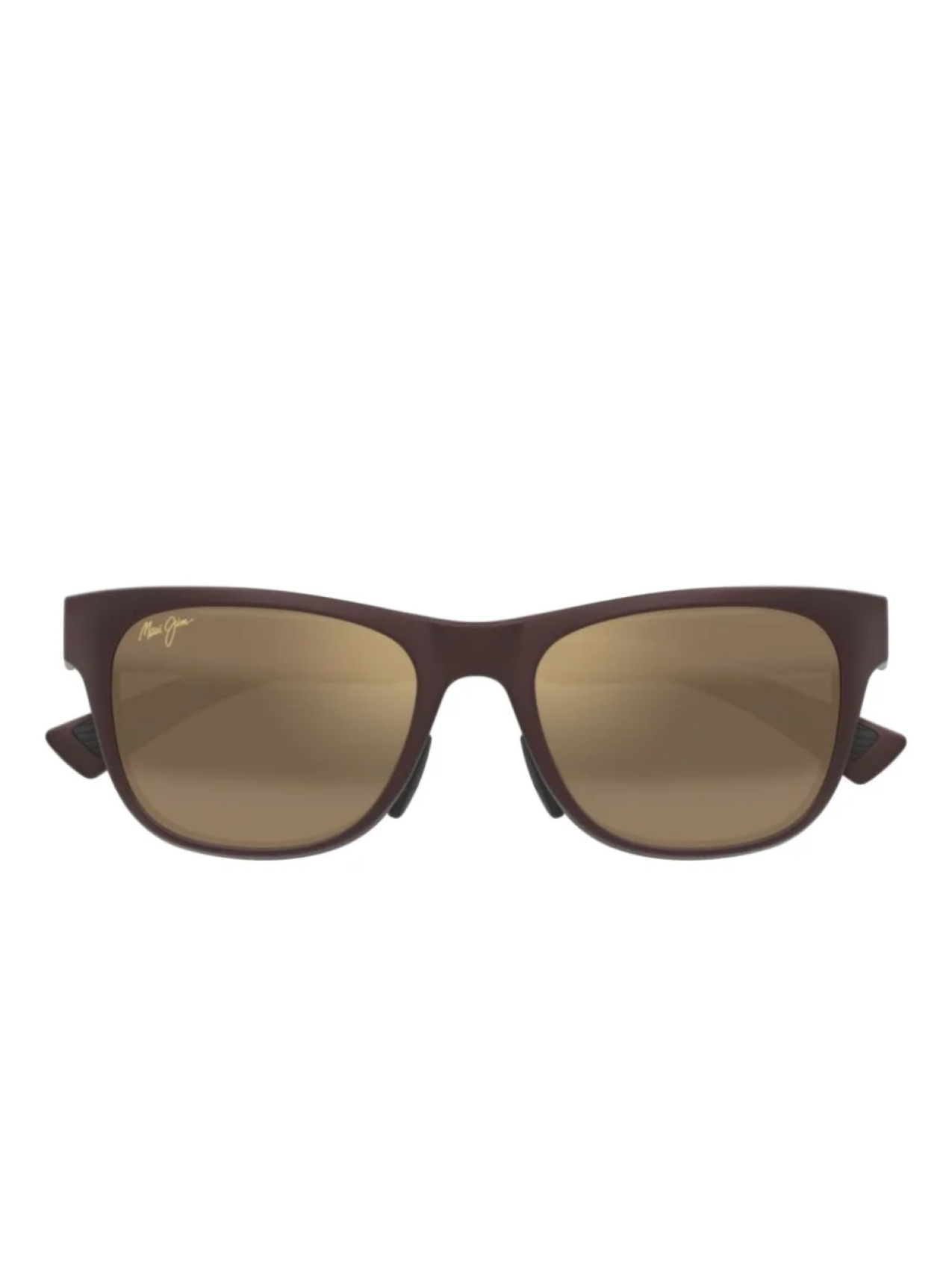 

Солнцезащитные очки в прямоугольной оправе Maui Jim, коричневый