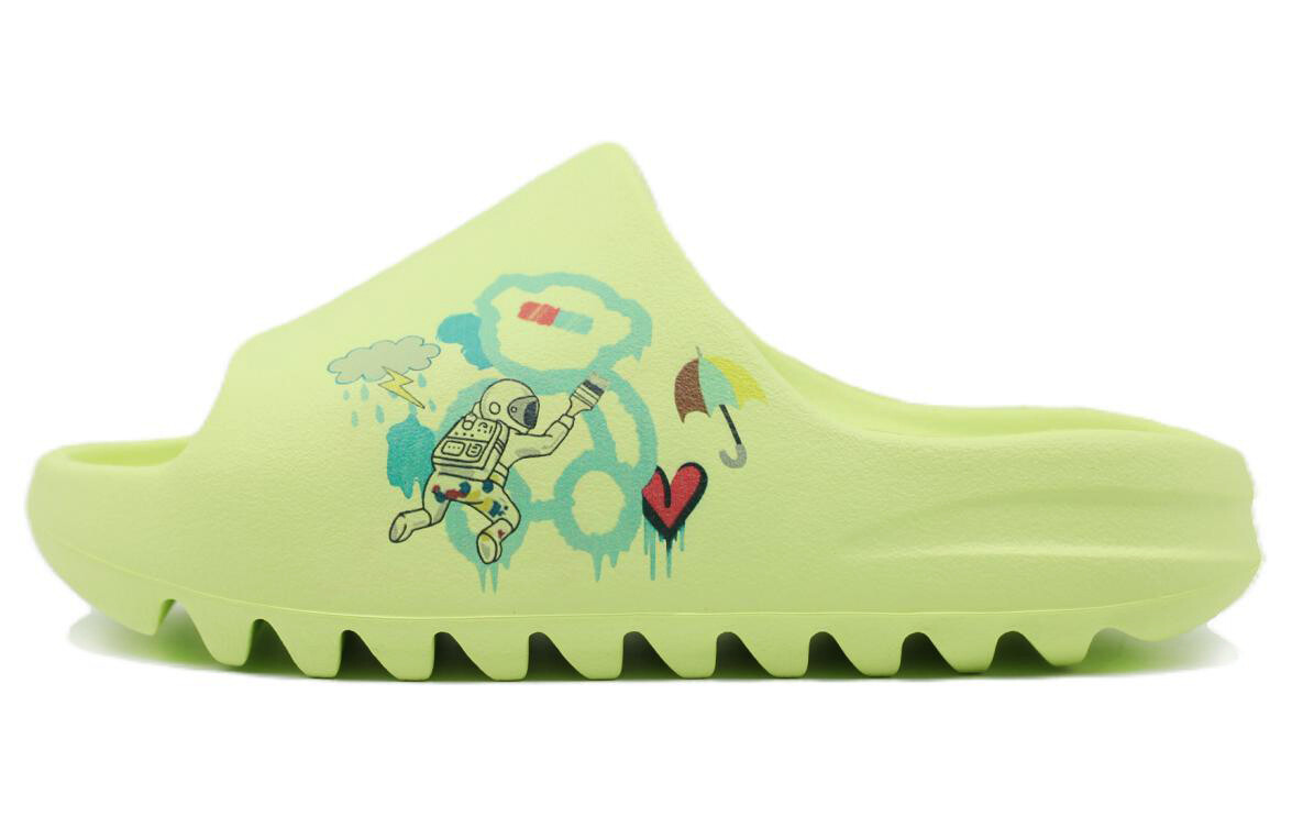 

Шлепанцы Yeezy Slide унисекс зеленые Adidas Originals