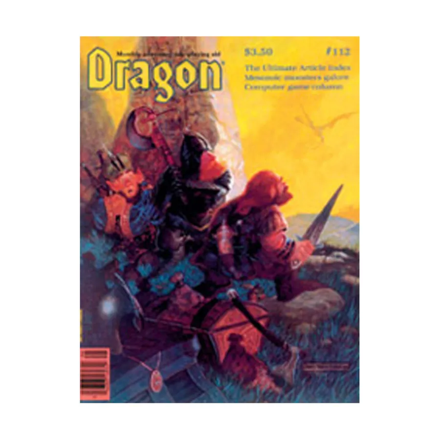 

Журнал #112 "Index of Issues #1-112", Dragon Magazine #101 - #150