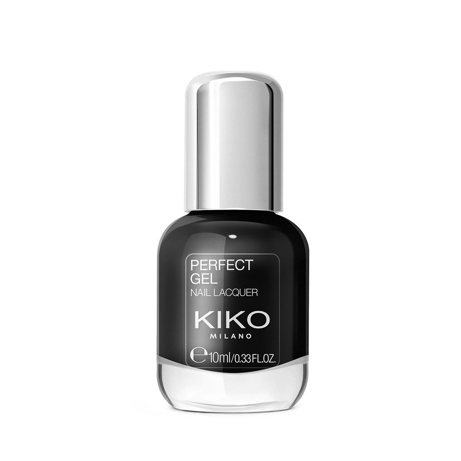 

KIKO Milano, Perfect Gel Nail Lacquer, лак для ногтей с гелевым эффектом, 122 Black, 10 мл