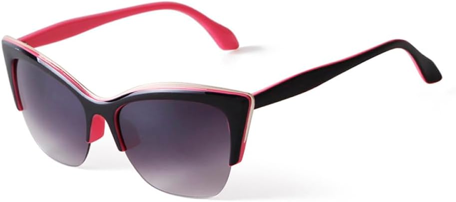 

Винтажные женские солнцезащитные очки «кошачий глаз», полуободковые модные очки, мужские солнцезащитные очки для активного отдыха с защитой от УФ-излучения UV400 MTZJH, C3 Red