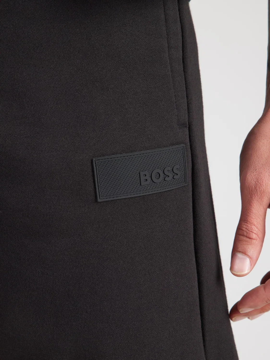 Шорты Boss Regular черного цвета — фото 2