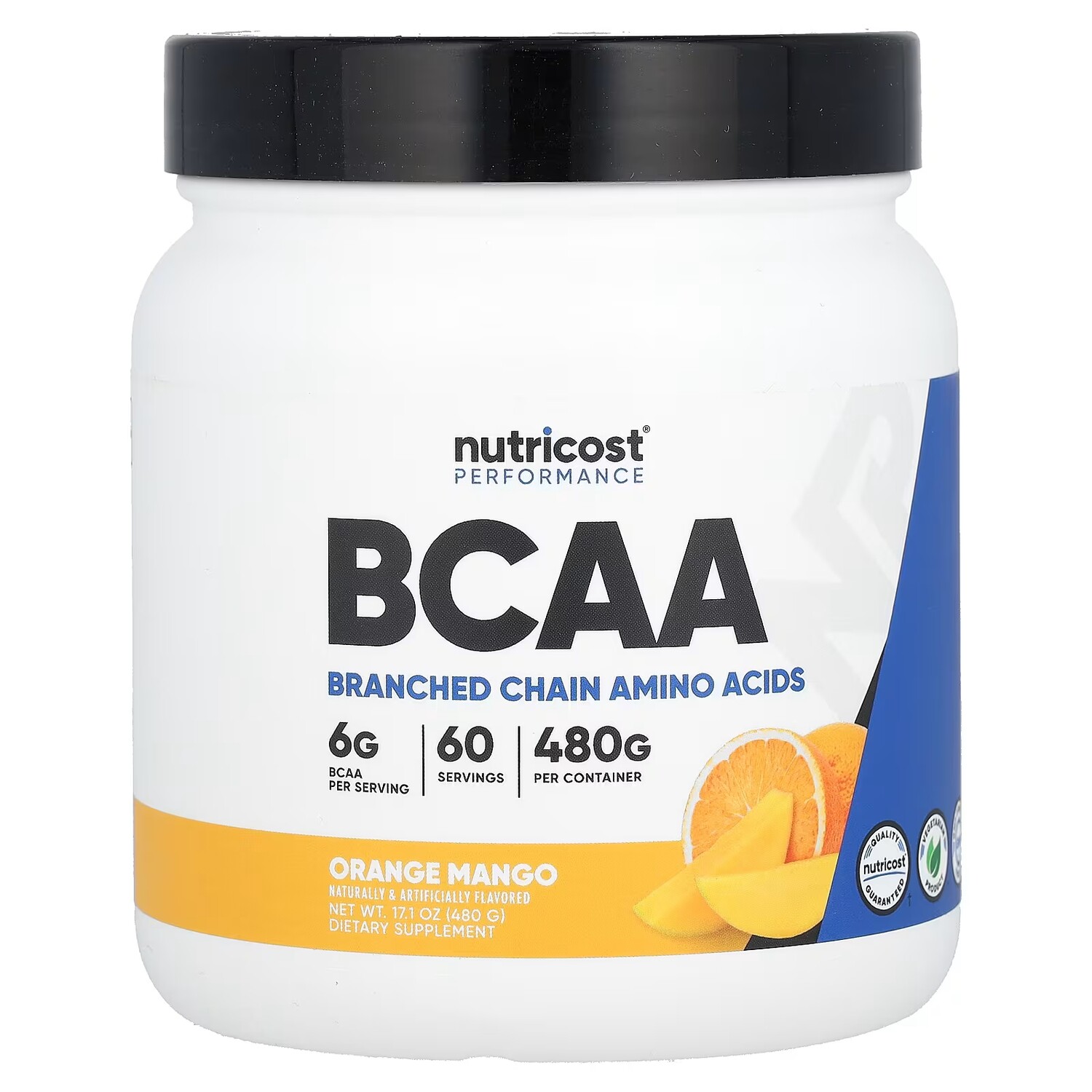 

Добавка Nutricost Performance BCAA со вкусом апельсина и манго, 480 г