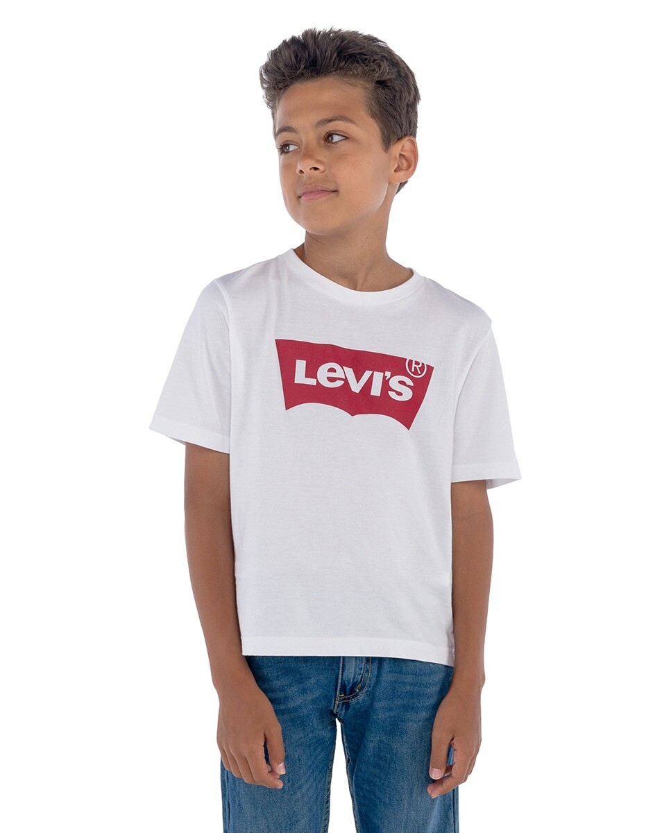 

Пустая футболка мальчика Levi's, белый