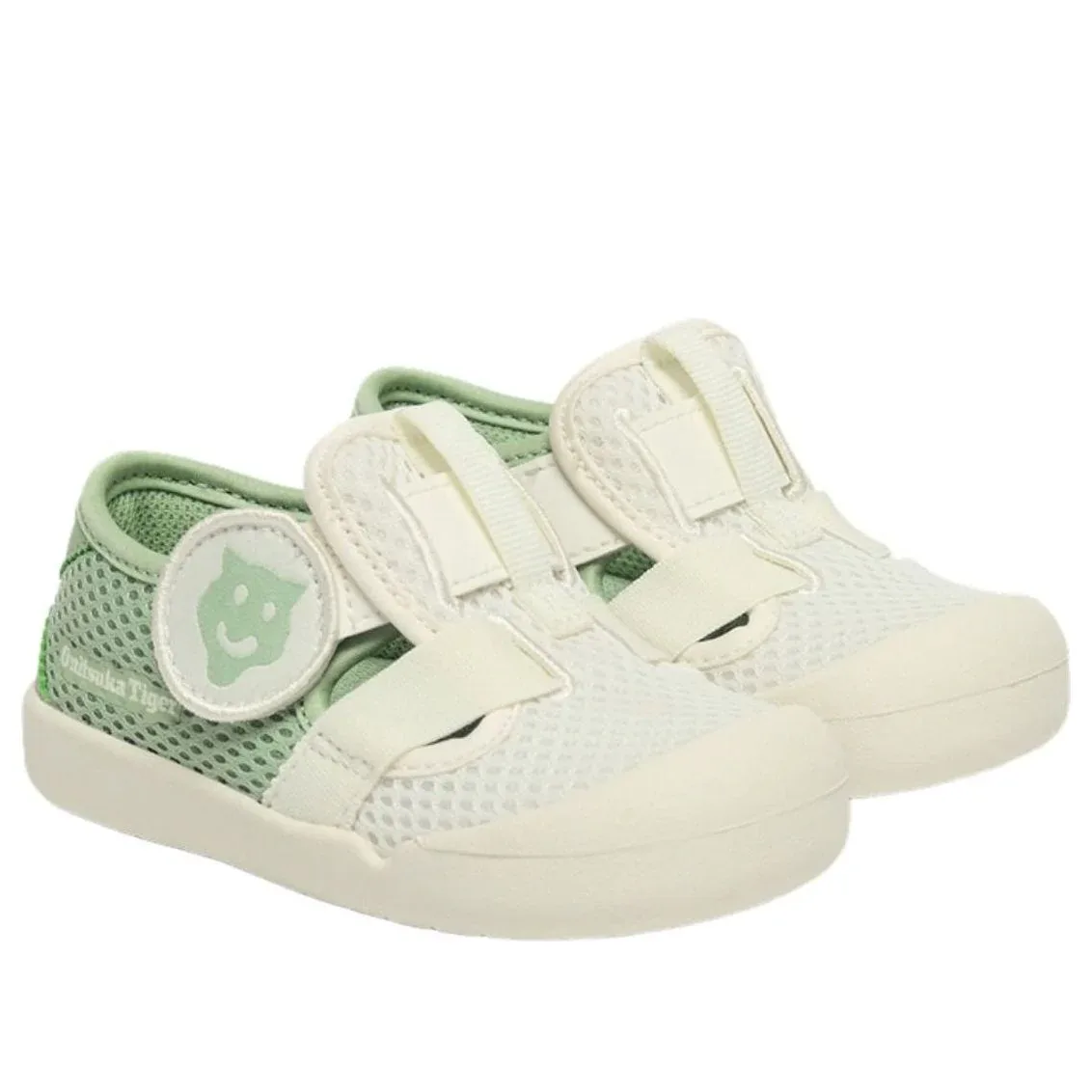 (TD) Сандалии Onitsuka Tiger Mexico 66 'Dark Jade Cream', зеленый — фото 2