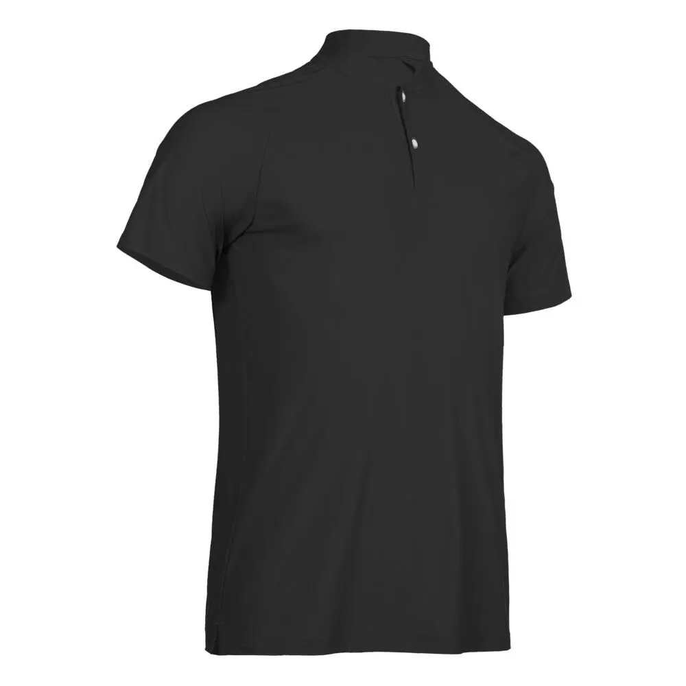 

Футболка поло мужская черная DECATHLON
