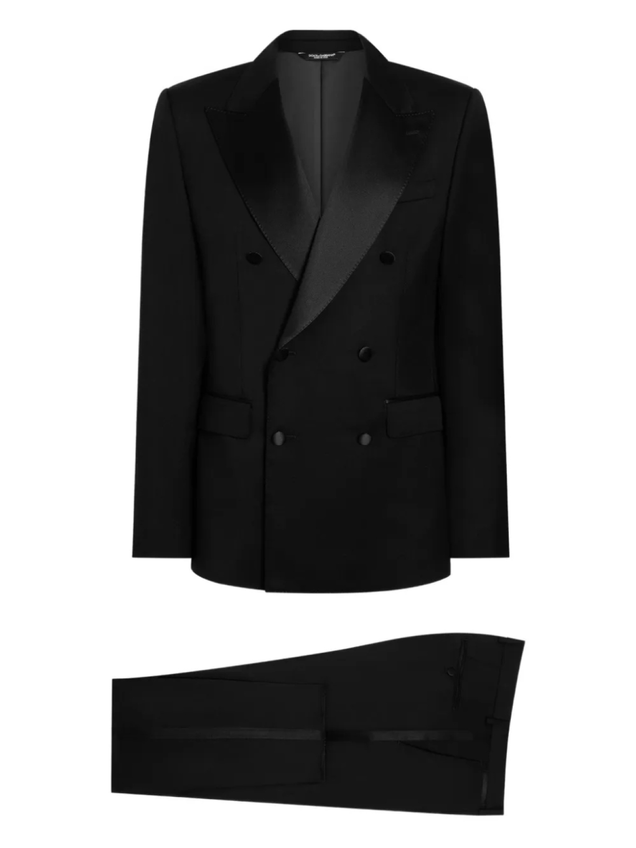 

Dolce & Gabbana костюм-тройка с двубортным пиджаком, черный