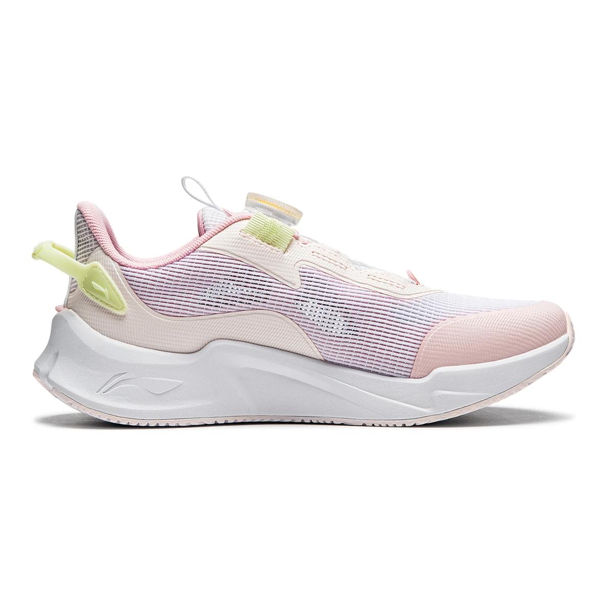 Dragonfly Leap V2 Амортизирующие, износостойкие низкие повседневные детские кроссовки White Pink LINING YOUNG, Standard White/Light Rose Pink/Sweet Apricot Pink — фото 2