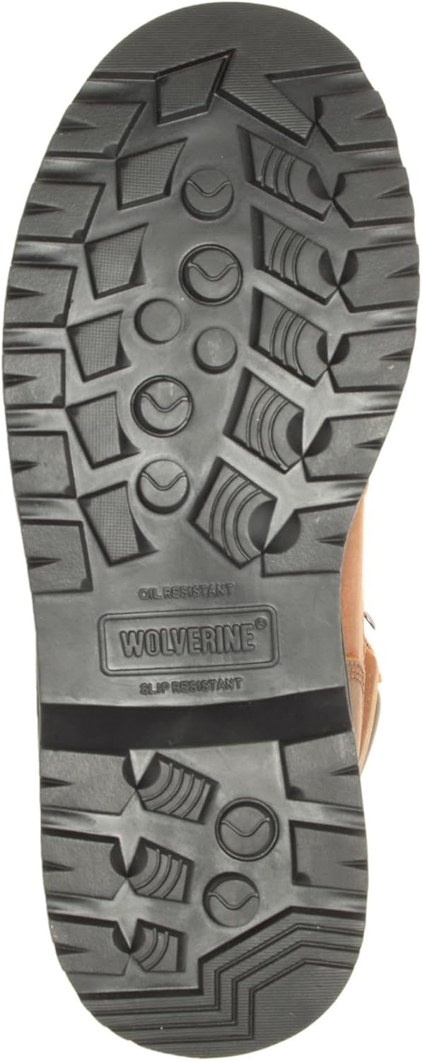 Мужские зимние водонепроницаемые ботинки Wolverine Floorhand с изоляцией, высота 15 см, для строительства, темно-коричневый — фото 4