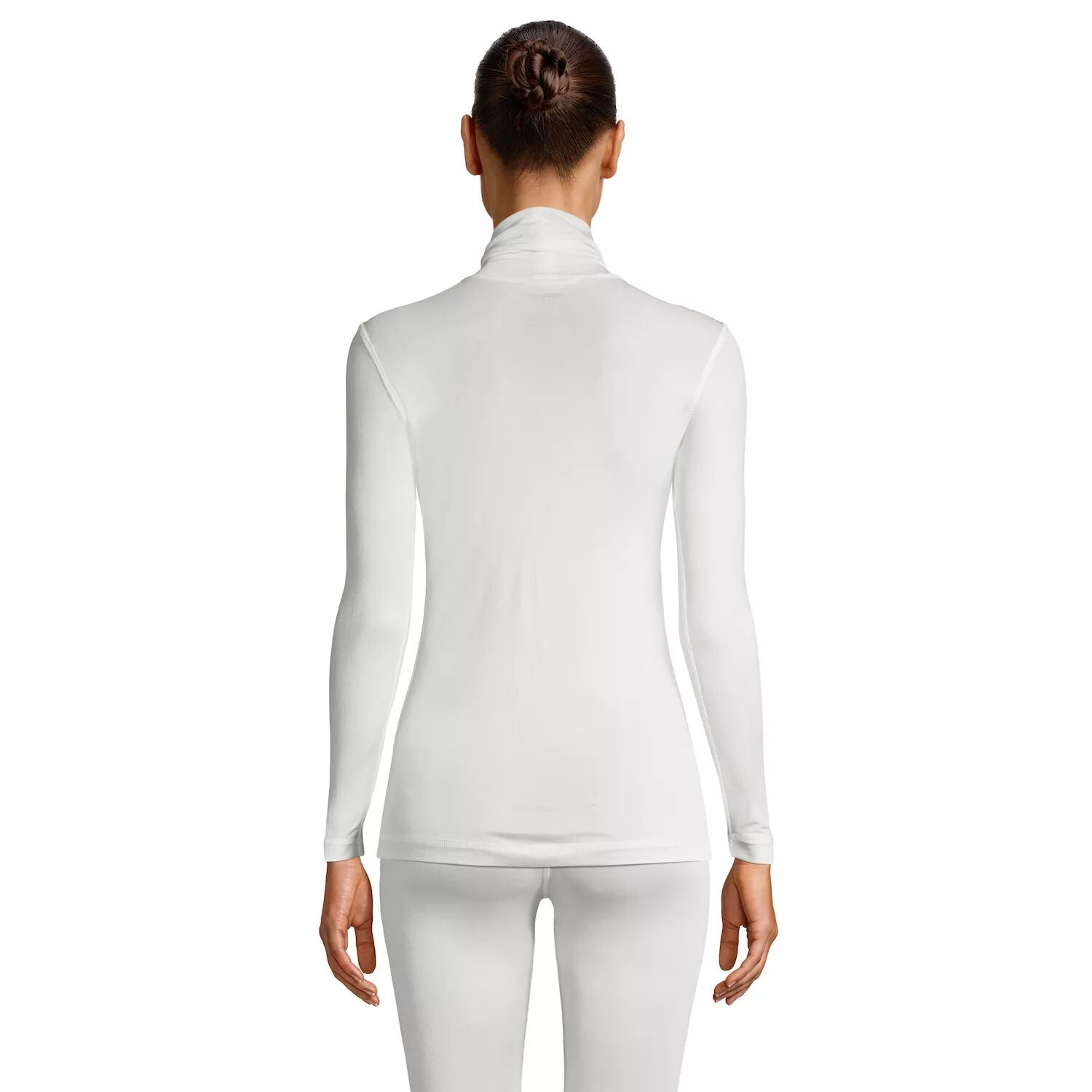 

Женская шелковая майка с воротником из интерлока Lands End Lands' End