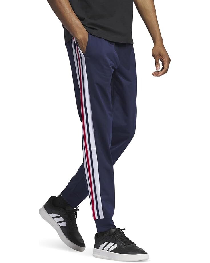 

Брюки adidas Essentials Color Block Tricot Track Pant, цвет Team Navy Blue
