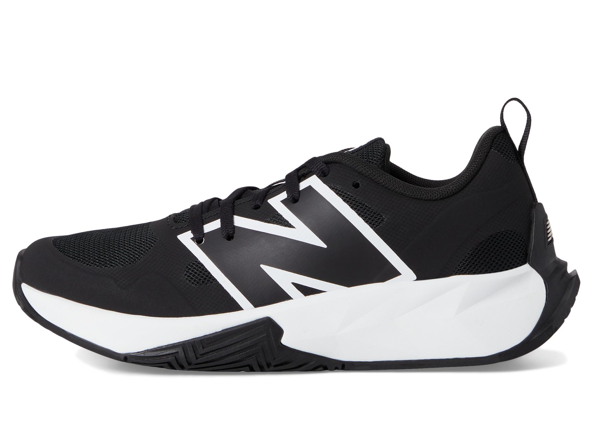 Туфли New Balance Kids Fuelcell Play v1 Lace-Up, черный/белый — фото 4