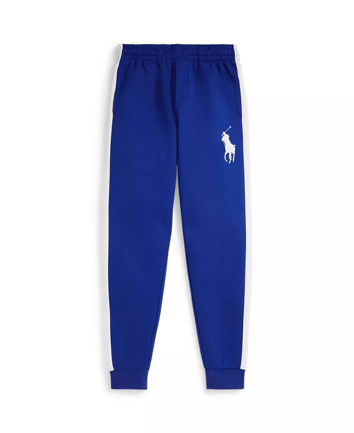 

Брюки джоггеры Big Boys в полоску из двойного трикотажа Polo Ralph Lauren, мультиколор