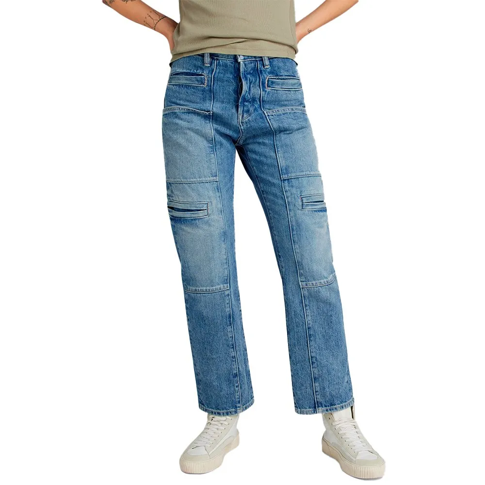 

Джинсы G-Star Viktoria Utility High Straight Fit, синий