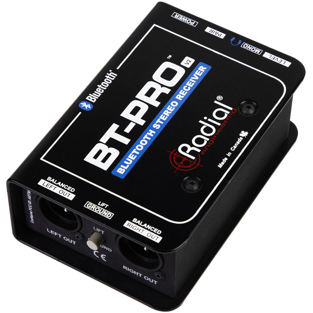 

Директ-бокс Radial Engineering BT-PRO V2 Stereo Bluetooth Direct Box R800