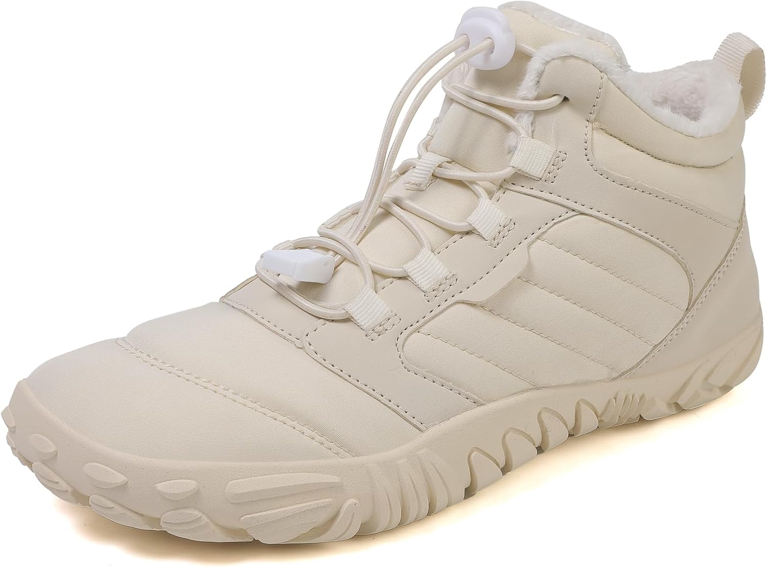 

Зимние походные босоножки для женщин и мужчин 2025, водонепроницаемые и противоскользящие ботинки с широкой носочной частью Rolinb, бежевый