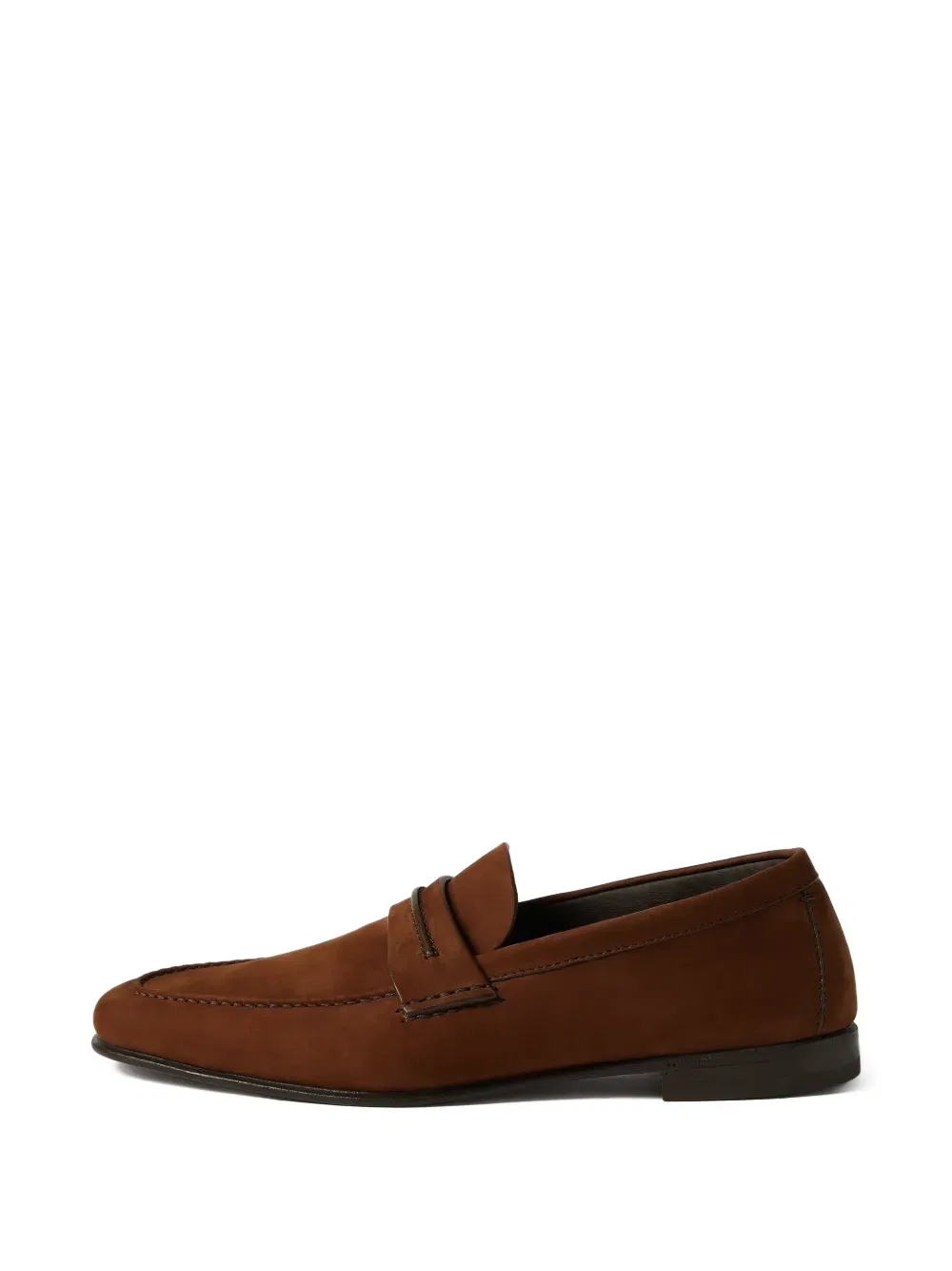 Кожаные лоферы Zegna, коричневый
