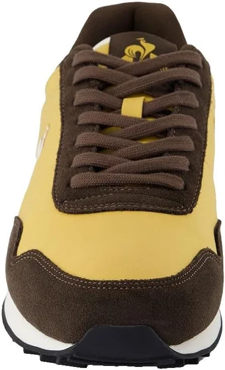 Кроссовки унисекс Le Coq Sportif Astra_2, Spruce Yellow Chocolate Brown — фото 4