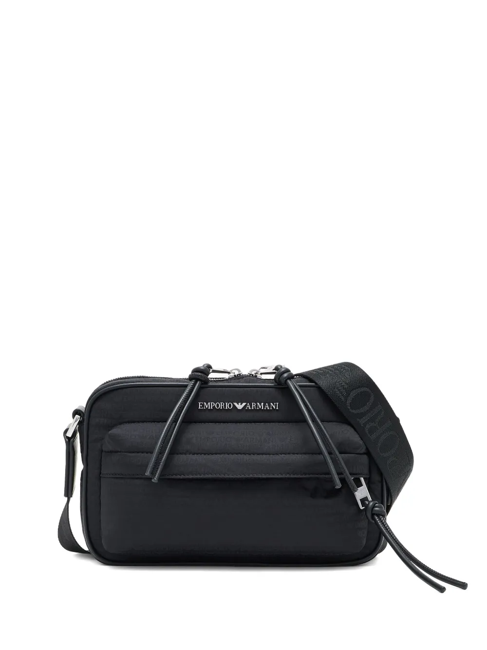 

Сумка через плечо с логотипом EMPORIO ARMANI, черный