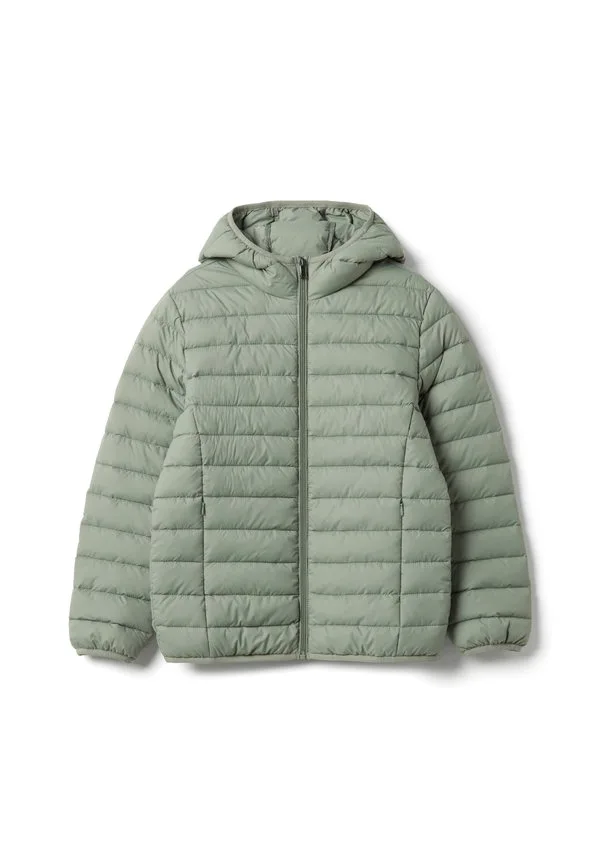 Легкая зимняя куртка стандартного кроя с капюшоном. Ovs, Light Green