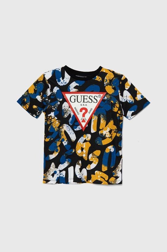 

Детская хлопковая футболка Guess, мультиколор