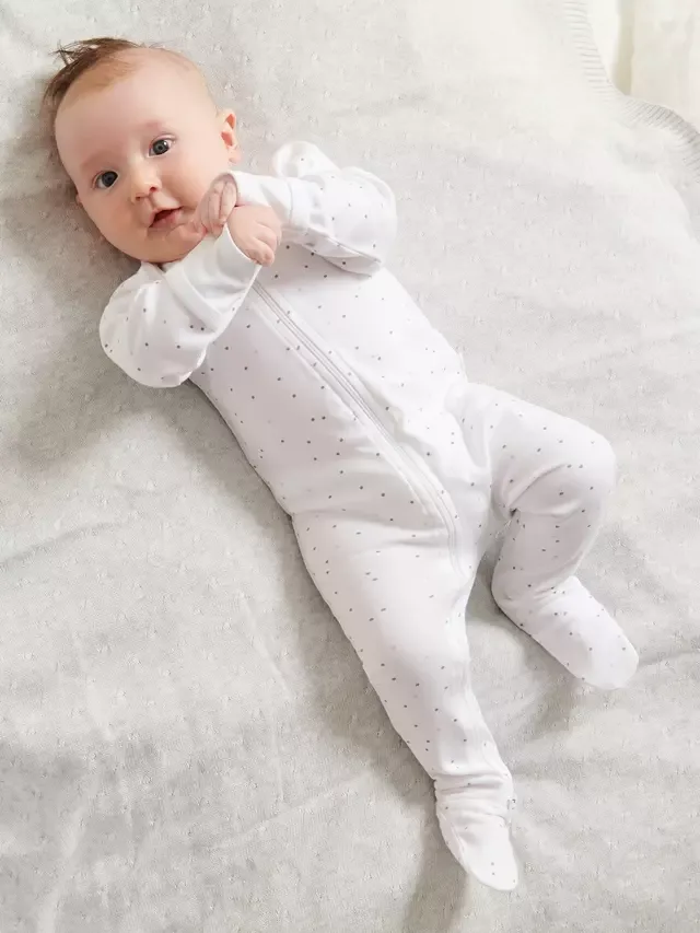 Комбинезон-трансформер, комплект из 2 штук Purebaby, Light Grey