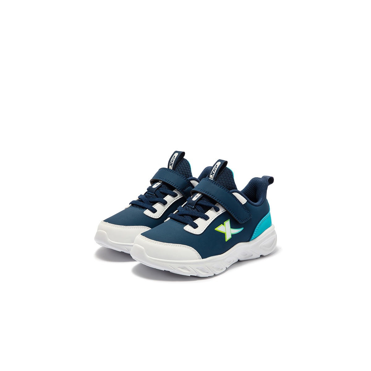 XTEP Нескользящие низкие детские кроссовки Blue для детей 3-7 лет — фото 2