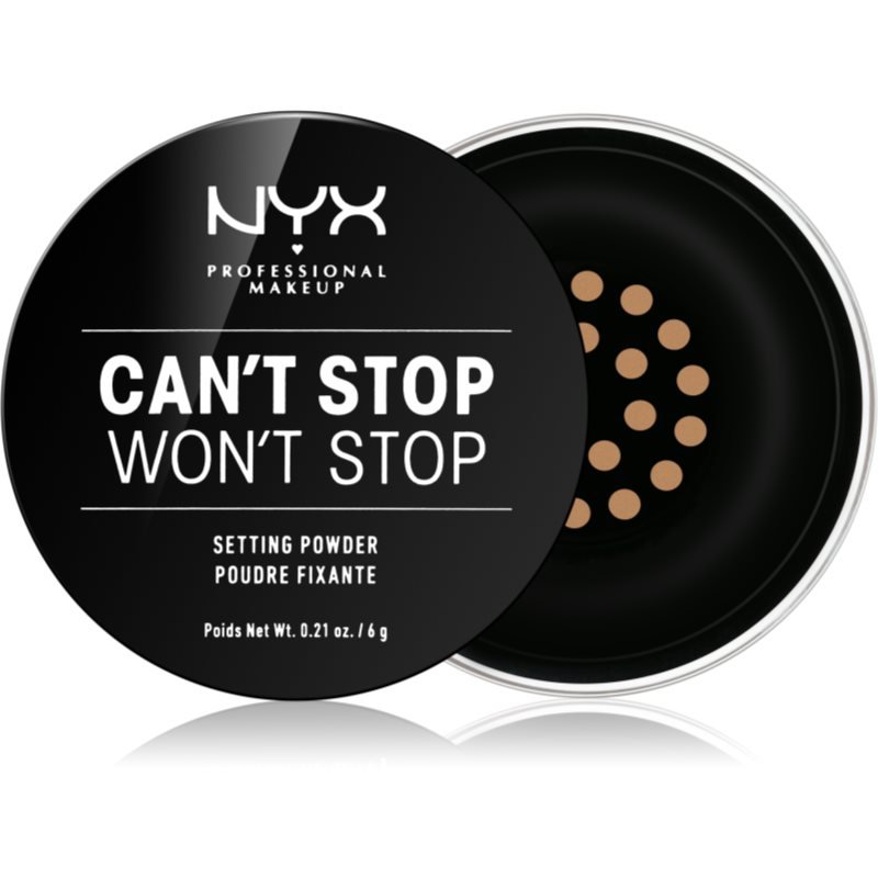 

NYX Professional Makeup Can't Stop Won't Stop рассыпчатая пудра оттенок 03 Medium 6 г