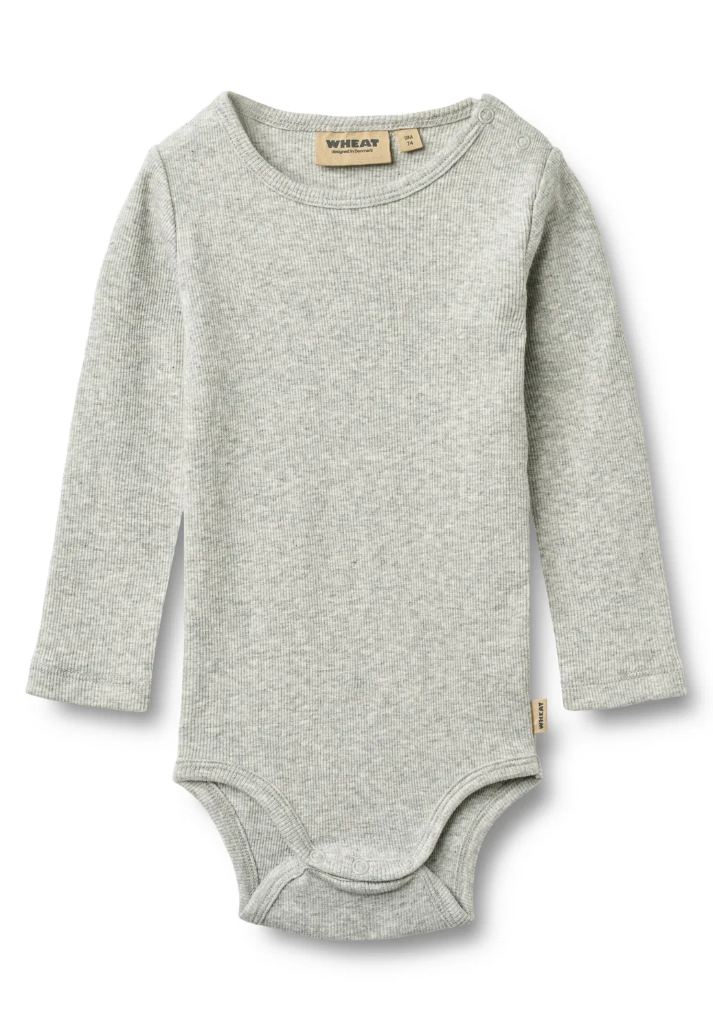 Комбинезон/Боди Wheat, Pastel Blue/Mottled Grey — фото 3