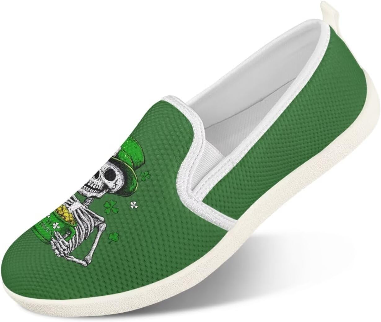 

Кроссовки для ходьбы Twousenru, Shamrocks Gothic Skeleton