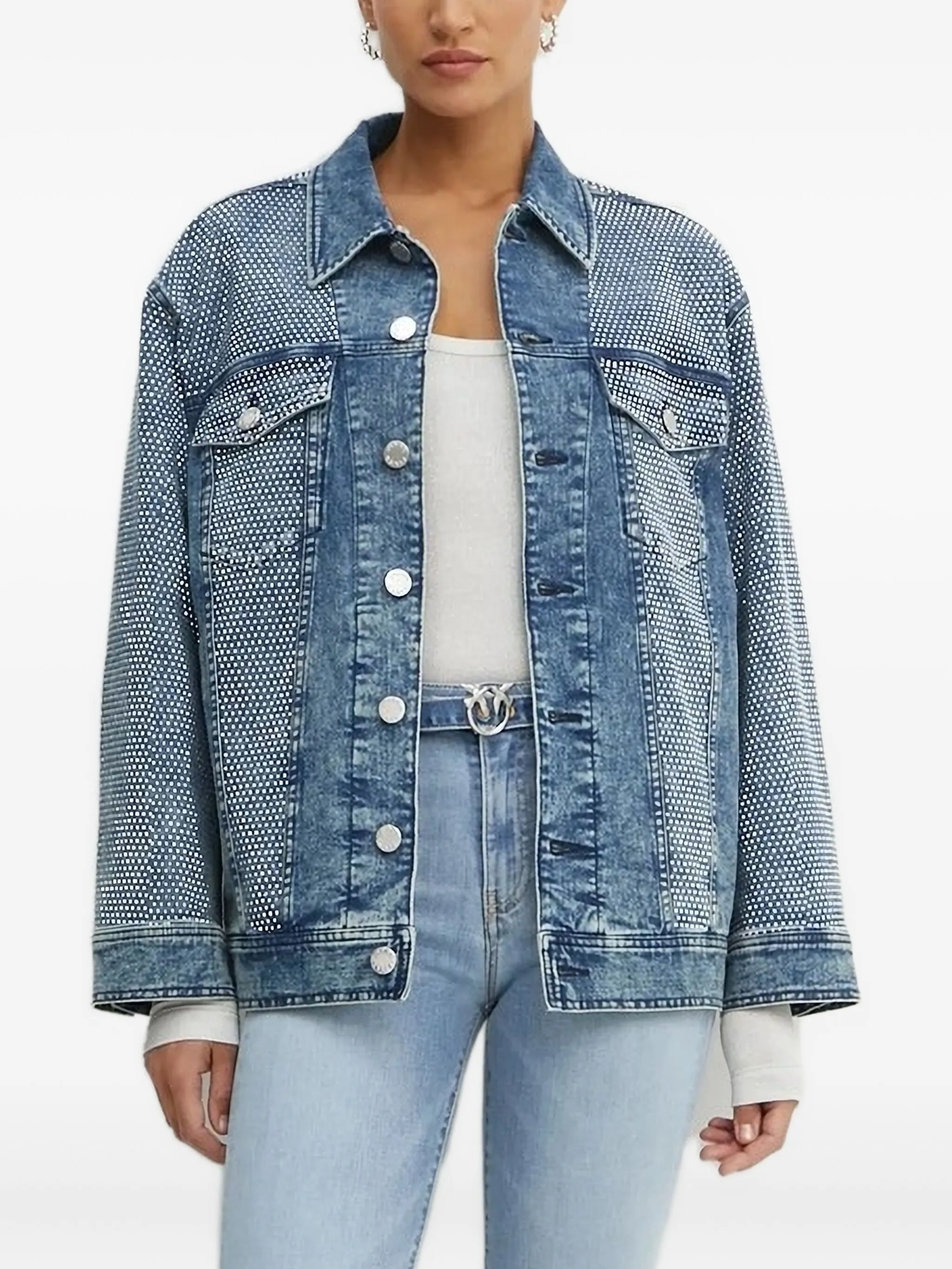 

Топ с U-образным вырезом Pinko, белый