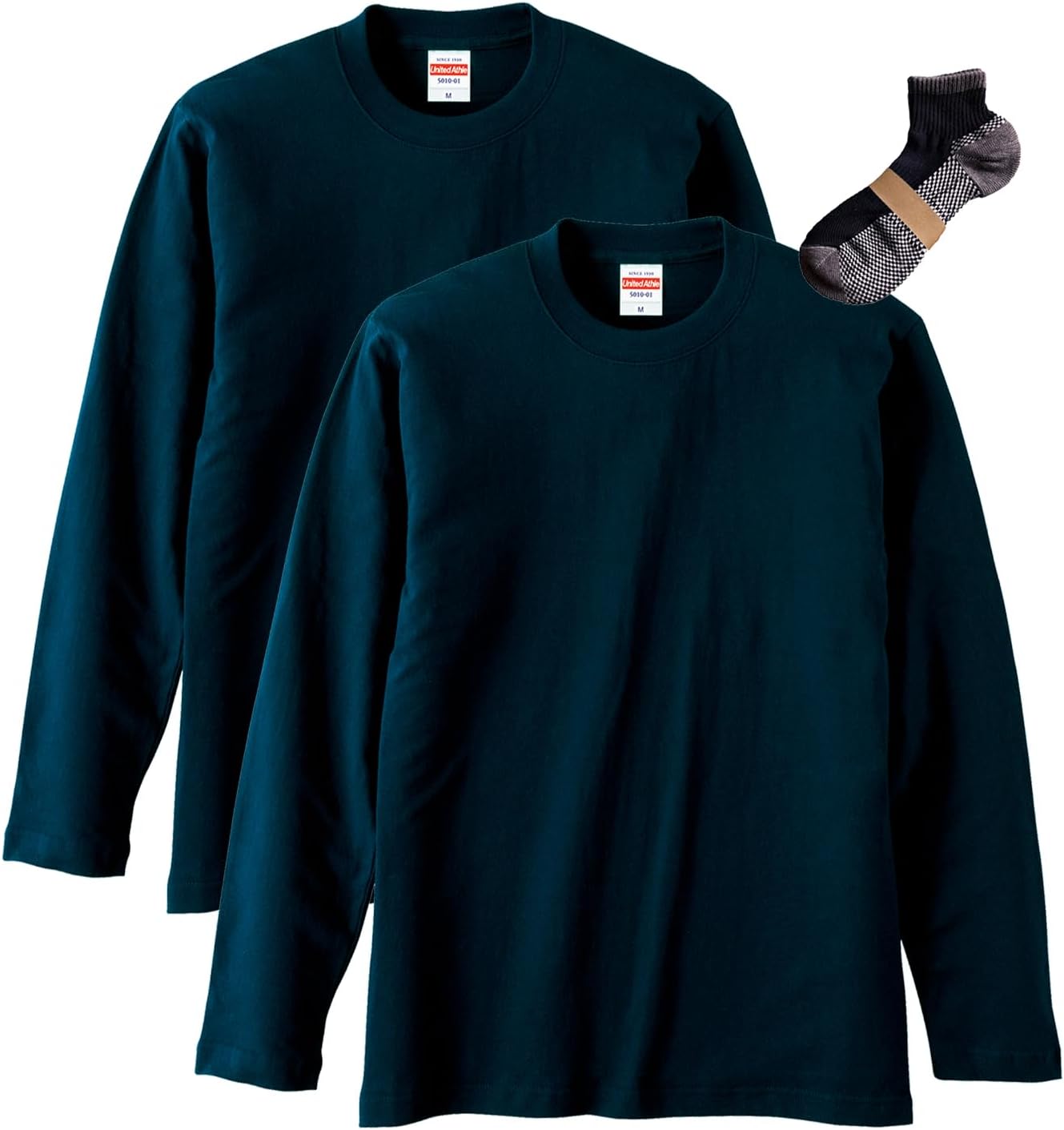 

Футболка с длинным рукавом мужская United Athle, темно-синий