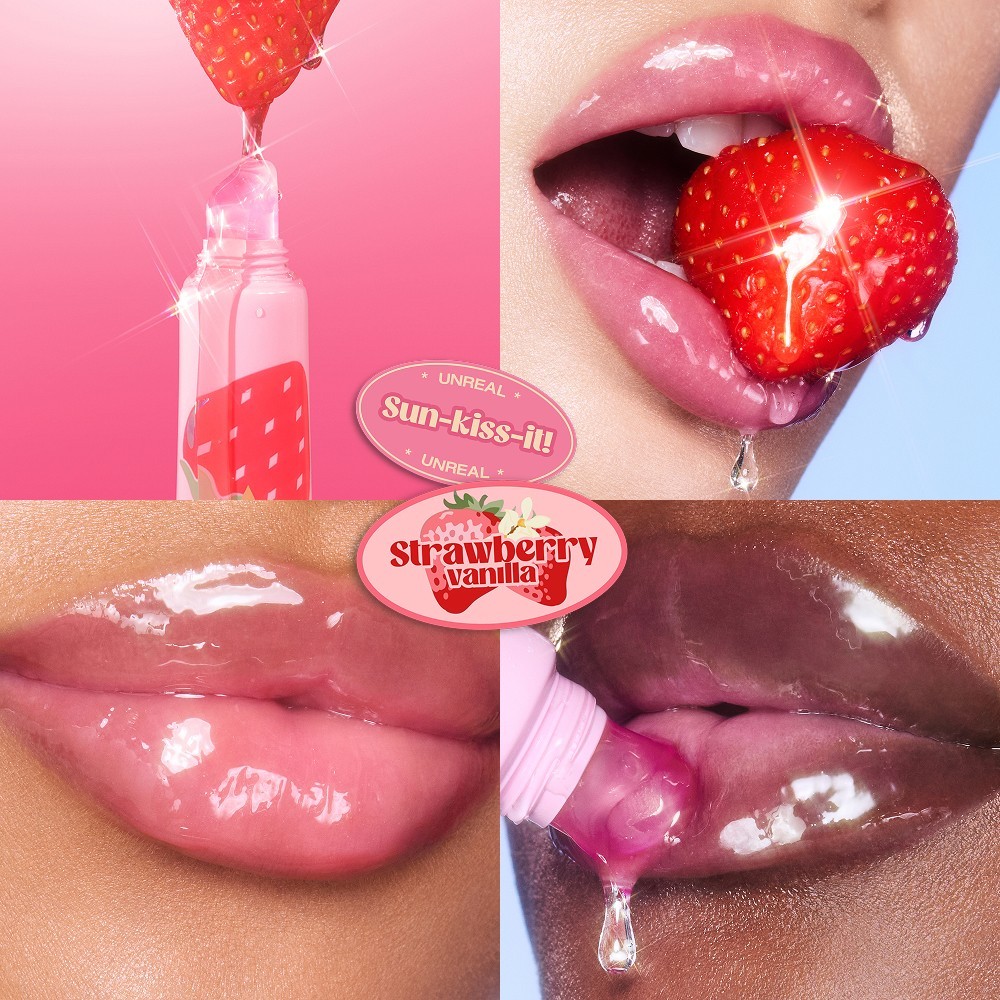 Бальзам для губ Charlotte Tilbury — Масло для губ unreal lips healthy glow nectar , strawberry vanilla, объем, 14 мл — фото 3