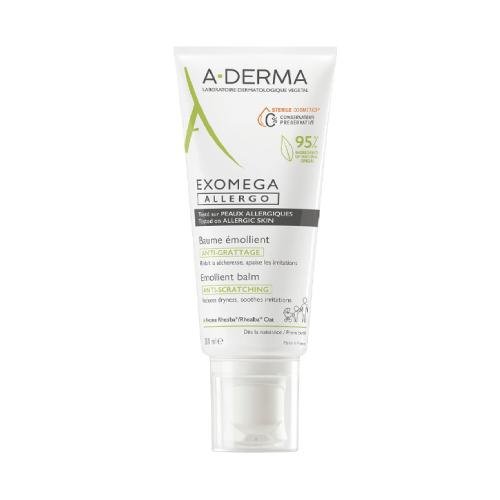 

А-дерма, Exomega Allergo Emollient Balm, Бальзам для тела, 40мл A-Derma