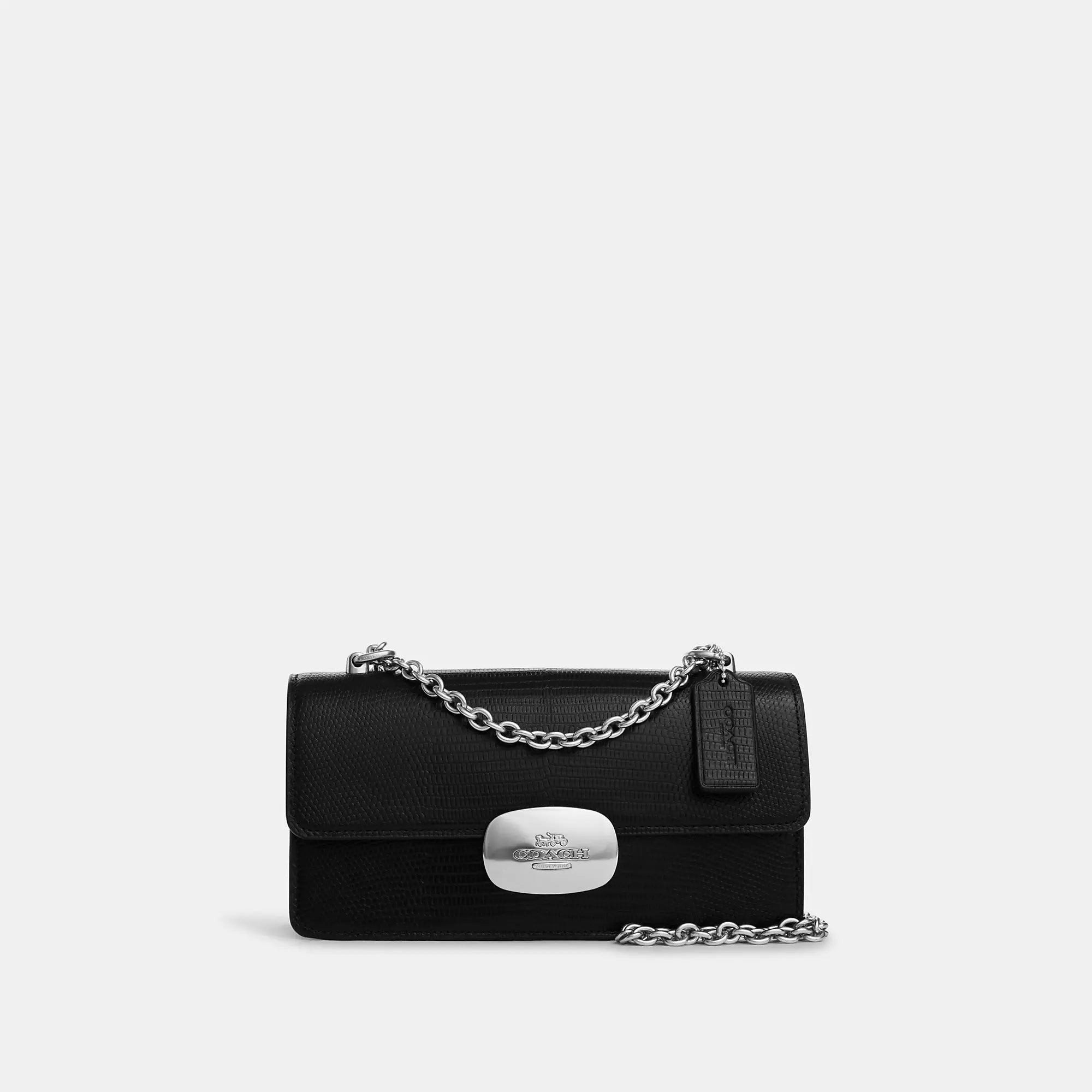 

Coach Outlet Eliza Flap сумка через плечо, серебряный/черный