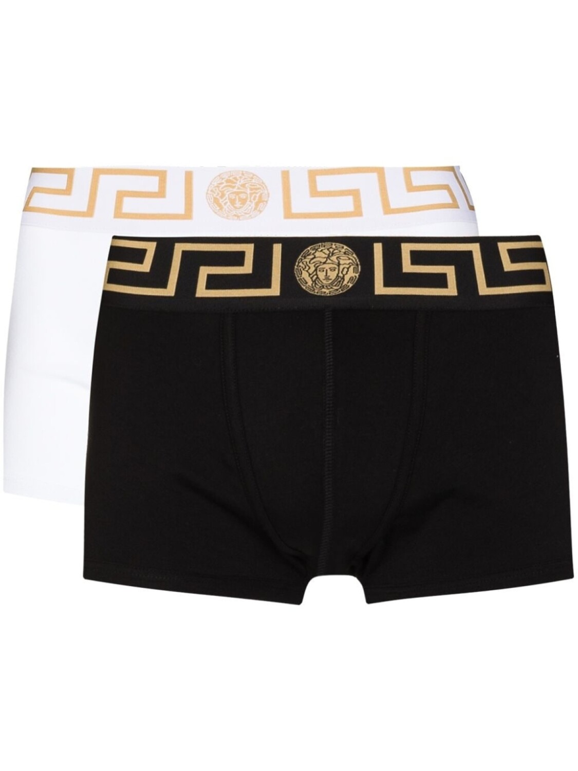

Versace комплект из двух боксеров с узором Greca, черный
